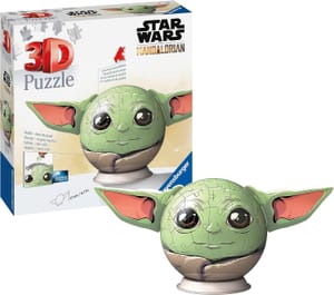 Prime Day Deal: Ravensburger Grogu 3D Puzzle Ball with Ears Ages 6+