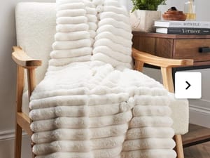 Chunky Ribbed Throw ( More Colours Available)