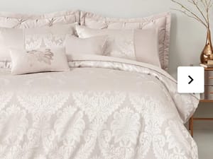 Boston Duvet Cover Set - Champagne