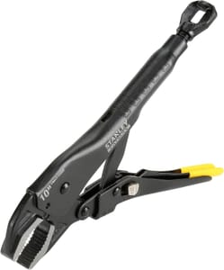 Stanley FMHT0-74886 250mm Locking Curve Jaw Mole Grip Pliers Black