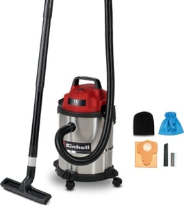 Einhell Wet-Dry Vacuum 900W 15L Stainless Steel Tank