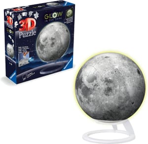 Prime Deal - Ravensburger 3D Puzzle Ball - Moon (Glow in the Dark)