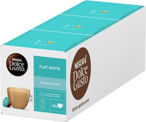 NESCAFE Dolce Gusto Flat White Coffee Pods, 48 Count (£8.89/£8.40 S&S)