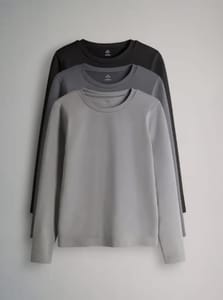 The Set Long Sleeve 3 Pack Active Smoothing Sports T-Shirt