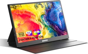 Benfei 15.6in Portable Monitor, 1080P IPS HDR, HDMI/USB-C