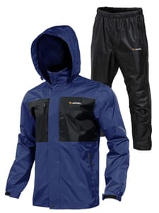 Rodeel Men's Waterproof Fishing Rain Suit Jacket & Pants