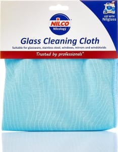 Nilco Professional Glass Cleaning Cloth Streak-Free for Windows and Mirrors
