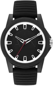 Armani Exchange Men's Watch, 44mm, Quartz, Stainless/Leather/Silicone Strap