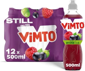 Vimto Still Juice - Blackcurrant, Grape & Raspberry - 12x500ml - £7.88 S&S