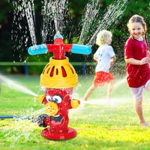Fire Hydrant Water Sprinkler Toy for Kids with Storage Bag