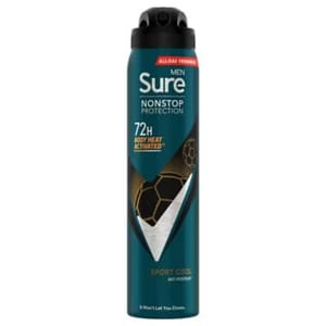 Sure Men Nonstop Protection Anti-Perspirant Aerosol Sport Cool 250ml