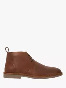 Dune London Cashed Leather Chukka Boots