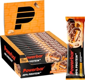 Powerbar 40% Protein + Crisp Bar (12x40g) Caramel Peanut Butter