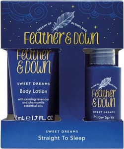 DEAL STACK - Feather & down Sleep Gift Set: Spray & Lotion - £4.20 S&S Voucher