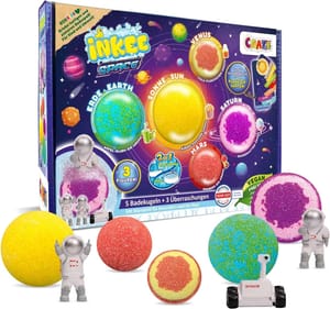 INKEE Space Kids Bath Bombs with Surprise Toys Solar System - £7.84 S&S