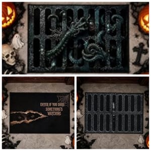 SereneSage Spooky 3D Doormat Halloween Doormat (3 Options)