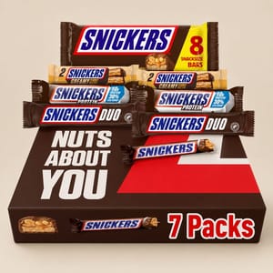 Snickers Chocolate 'Nuts about You' Hamper with a FREE Card
