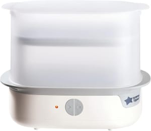 Tommee Tippee Electric Steam Bottle Steriliser 5-Min Cycle White