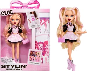 Bratz Stylin Birthdayz Fashion Doll Cloe with XL T-Shirt