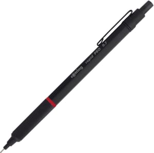rOtring Rapid Pro Mechanical Pencil, 0.7 Mm HB, Matte Black