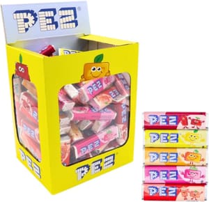 PEZ Refill Box, Mixed Fruit Flavours, Retro Vegan Sweets, 850g (£9.50 S&S)