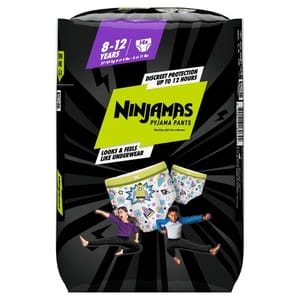 Pampers Ninjamas Pyjama Pants Unisex Spaceships 14's 8 - 12 Years