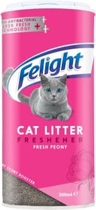 Felight Antibacterial Cat Litter Freshener Powder, 300ml (£1.01 S&S)
