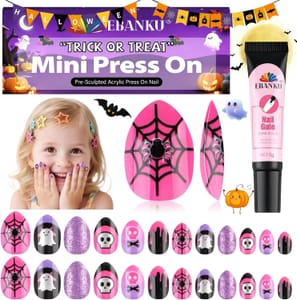 24Pcs Halloween Press-on Nails, Full-Cover
