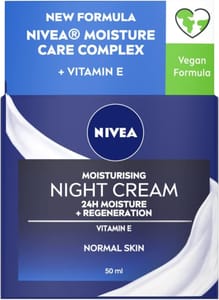 NIVEA Moisturising Night Cream 50 Ml - £2.19 S&S Voucher