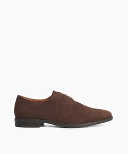 Burtford - Brown Suede Lace-up Gibson Shoe
