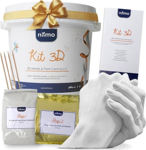 Niimo 3D Hand Casting Kit for Couples - Personalised Gift, Tutorial
