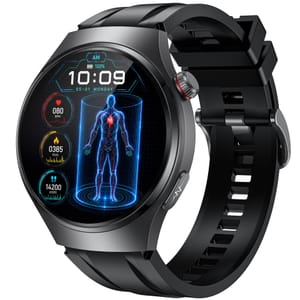 DEAL STACK - ECG Smartwatch 1.43" AMOLED, Bluetooth Calling, IP67, HR SpO2 BP
