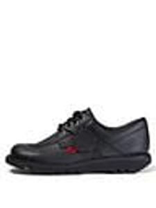Kick Lo Lace up Leather Shoe - Black