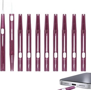 10-Pack USB-C Charging Port Cleaners, Anti-Clogging