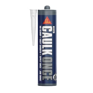 Sika Caulk-Once Premium Acrylic, Flexible, Quick-Dry, White, 295ml