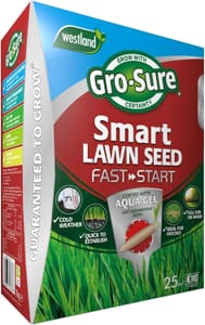 Gro-Sure Aqua Gel Lawn Seed, Fast Start, 1 Kg, Blue