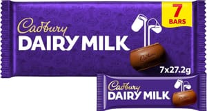 7pk Cadbury Dairy Milk Chocolate Bars