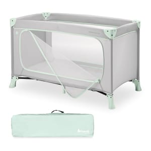 Hauck Dream N Play plus Travel Cot Dusty Mint