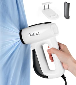 3-in-1 1300W Portable Garment Steamer with Suction UK