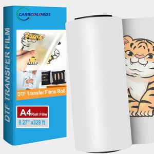 Carbcolords Premium DTF Transfer Film Roll 8.27 X 328ft Matte