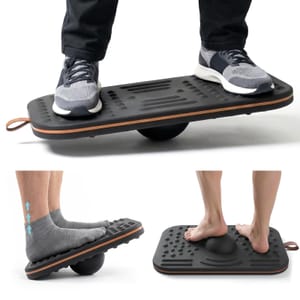 ERGO COLLECT 360 Wobble Balance Board Dual-Sided, Anti-Fatigue