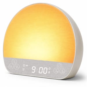 Sunrise Alarm Clock with 30-Min Wake-up Light and White Noise