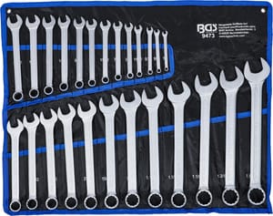 BGS 9473 Combination Spanner Set, Inch Sizes 1/41-1/4, 25 Pcs