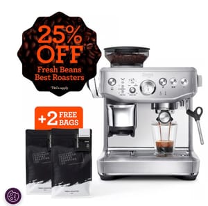 Sage Barista Express Impress Coffee Machine & 2 Free Bags Coffee Offer