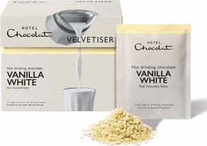 Hotel Chocolat Vanilla-White Hot Chocolate Sachets, 10-Pack, 310g, Vegetarian