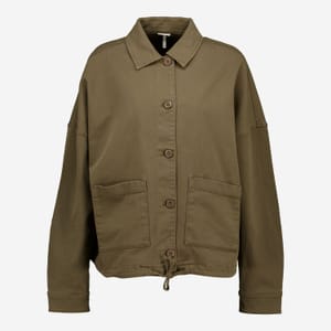 ALMA LIBRE Olive Green Shacket
