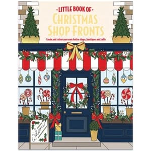 Little Book of Christmas Shop Fronts Colouring Book