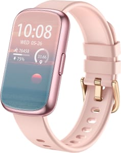 Unisex Fitness Tracker Smartwatch 24/7 HR, BP, SpO2, IP68 Android/iPhone