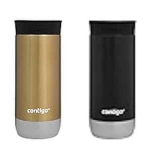 Contigo Huron Snapseal Travel Mug 470ml (Brown Sugar or Liquorice)