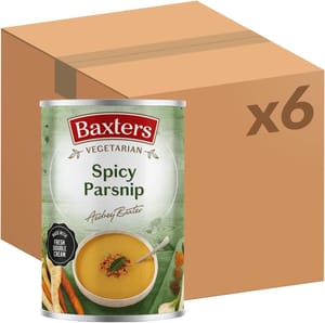 Baxters Vegetarian Spicy Parsnip Soup 400g Pack of 6 - £7.98 S&S